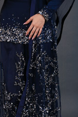Navy Blue Scintillating Sharara Setuntitled (4 of 10)